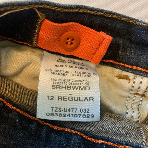 Wrangler jeans boys denim size 12 regular - Picture 4 of 4